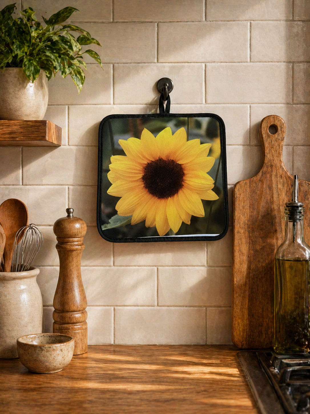 Sunflower Pot Holder