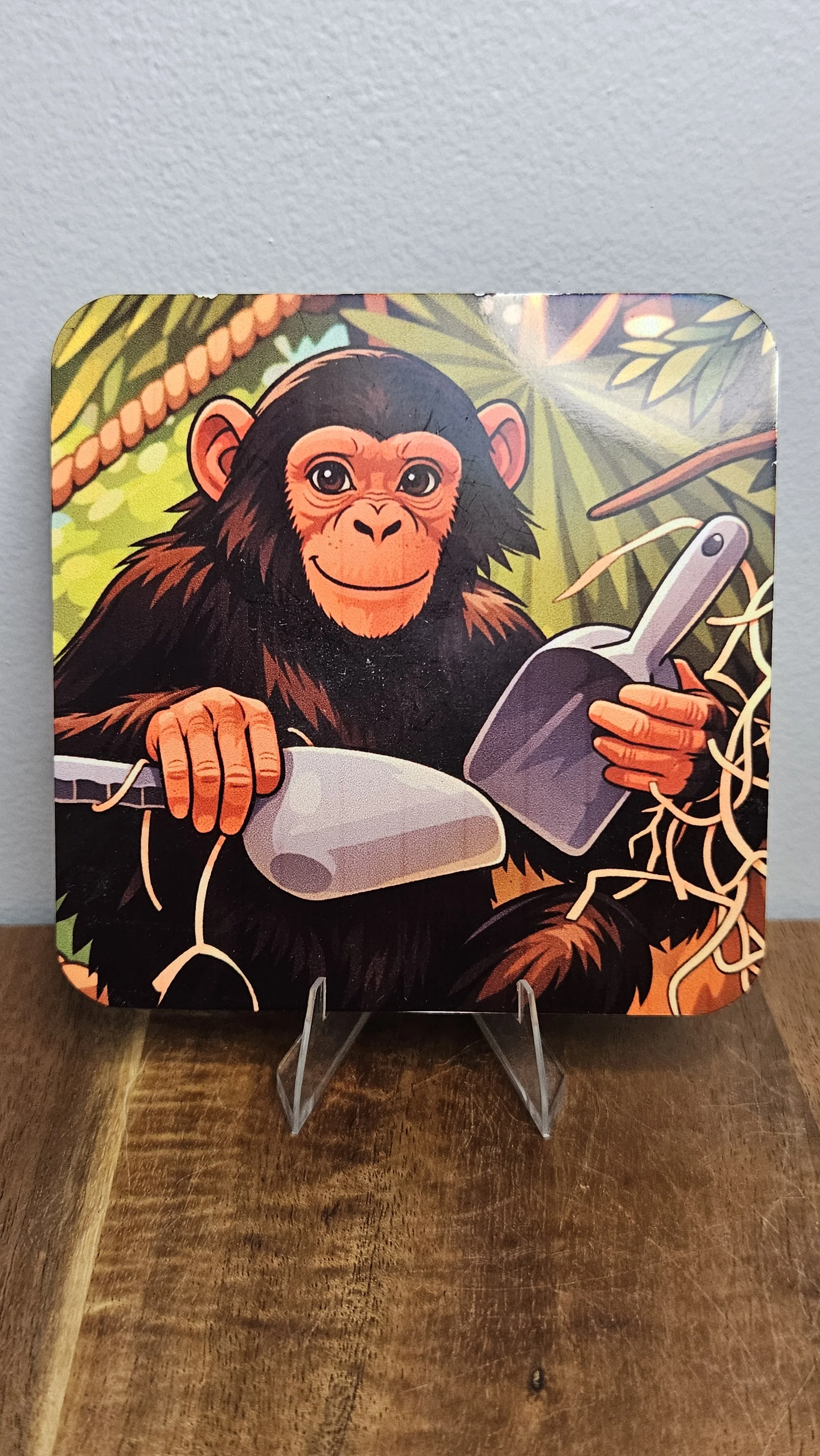 Chimp Carton Coaster