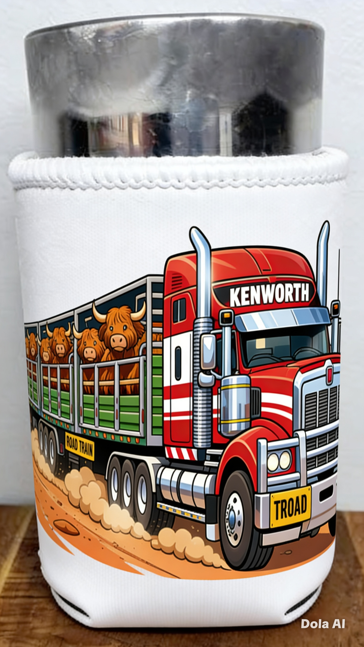 Kenworth Cartoon Stubby Cooler