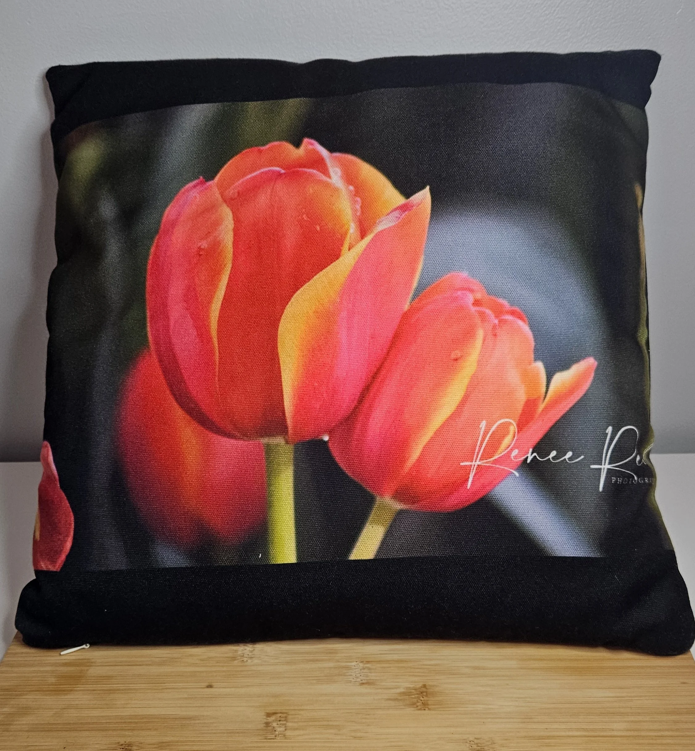 Red Tulip   Cushion