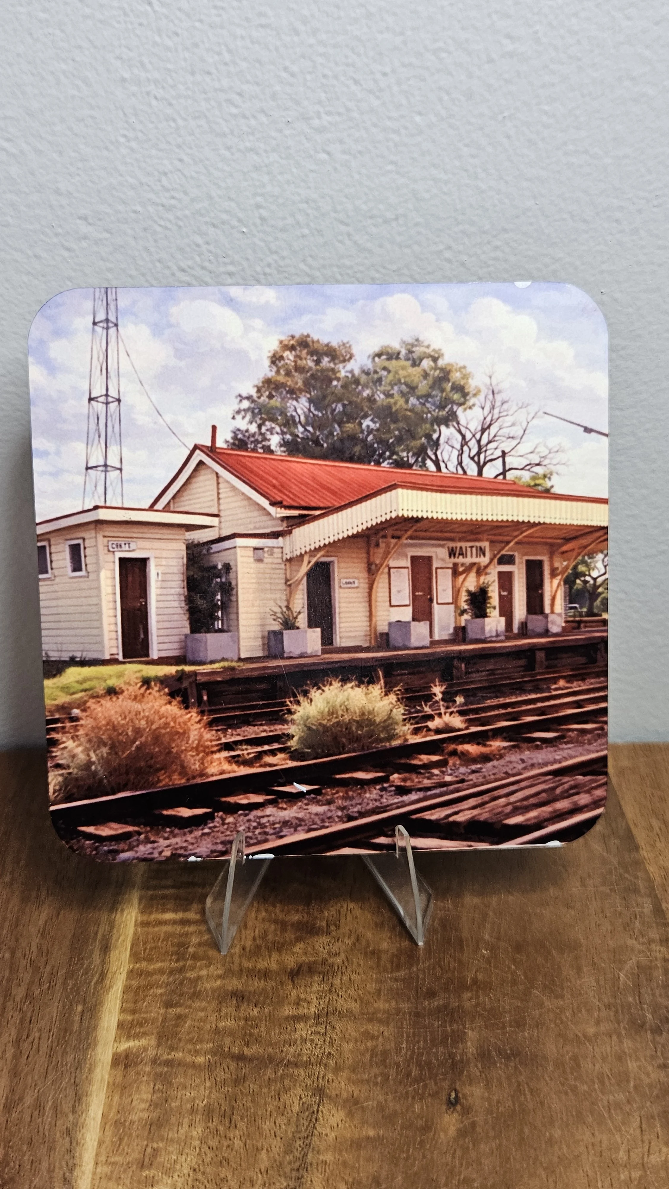 Cartoon Train Station Coaster
