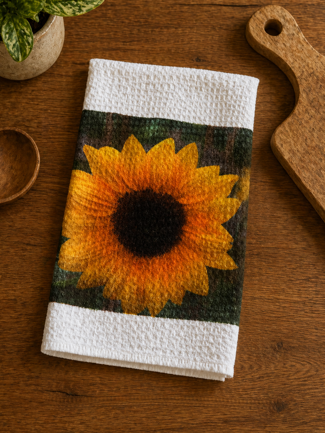 Sunflower Tea Towel