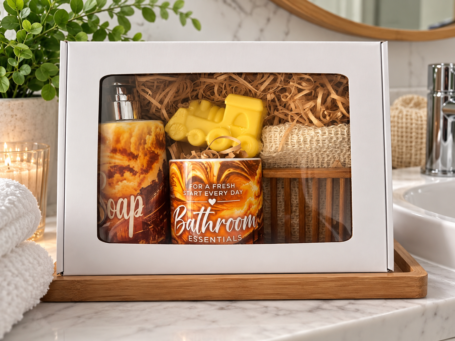 Train Bathroom Gift Set