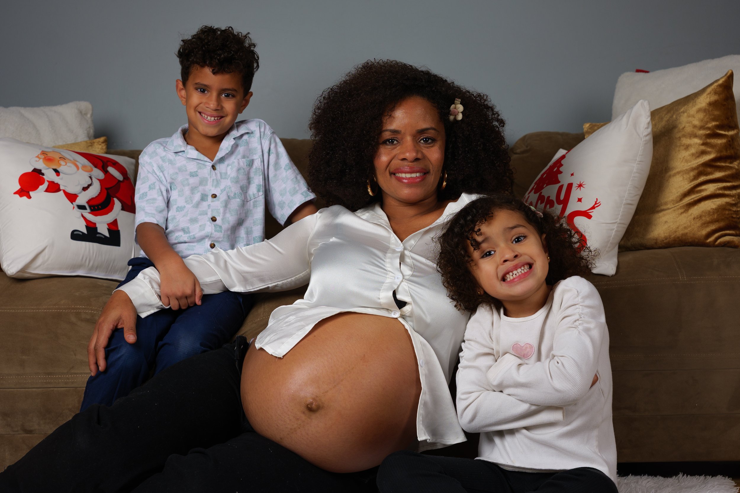 Mom Portrait with Kids