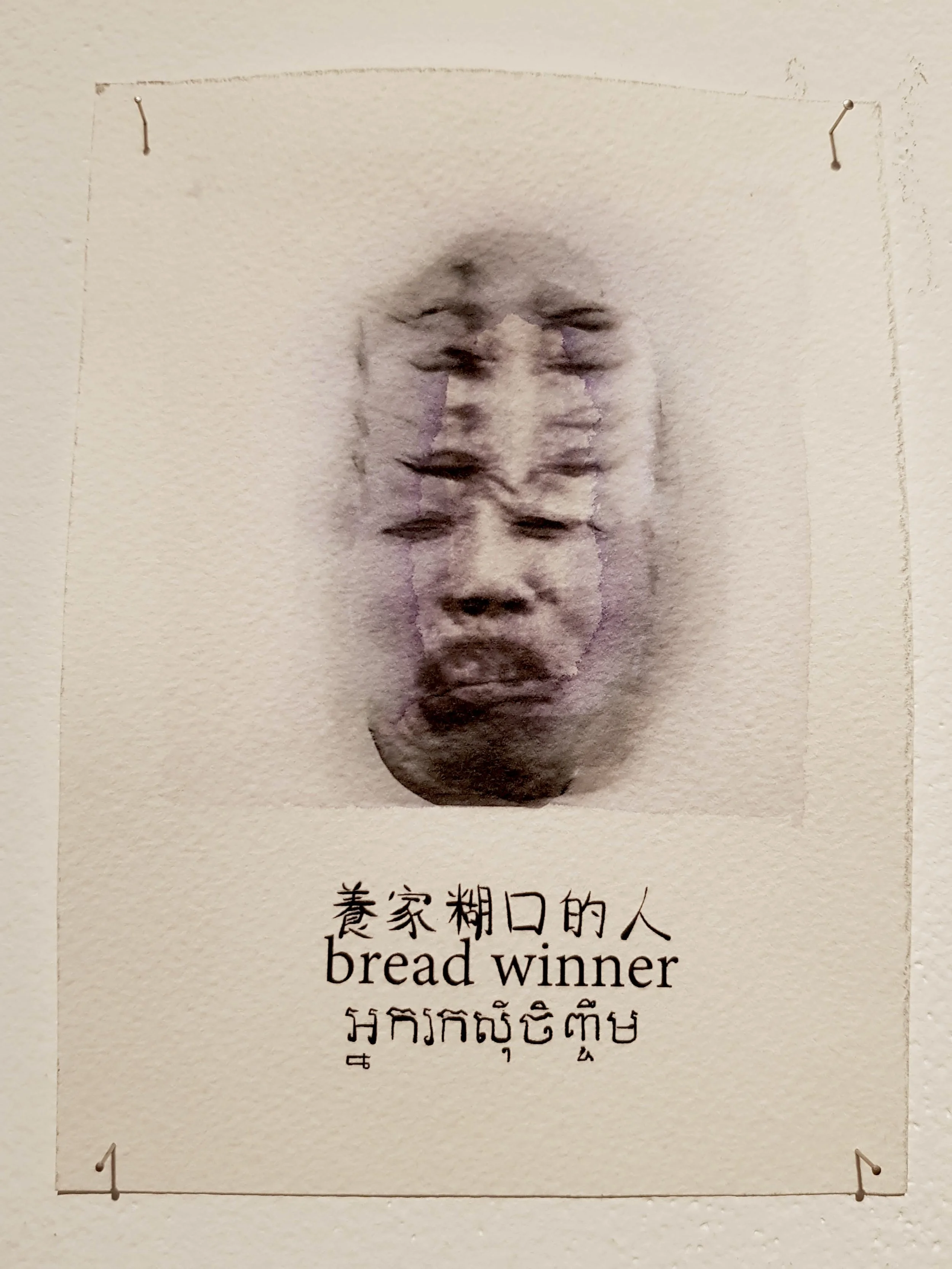 Khmer Cambodian Chinese Artist watercolour artist aphantasia