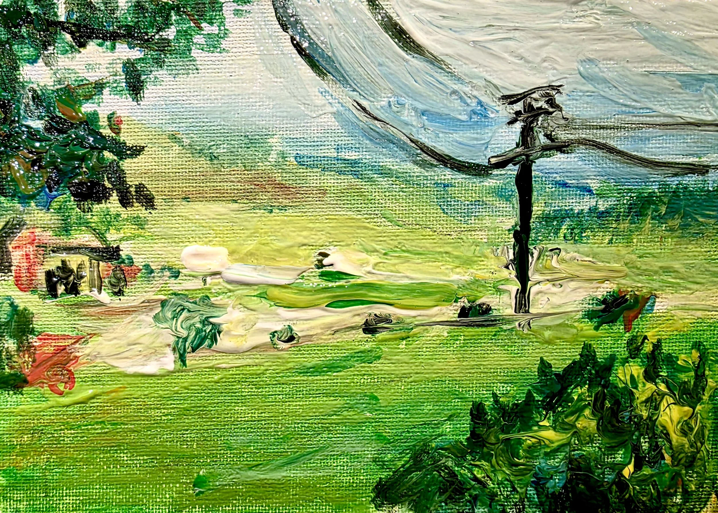 Countryside painting