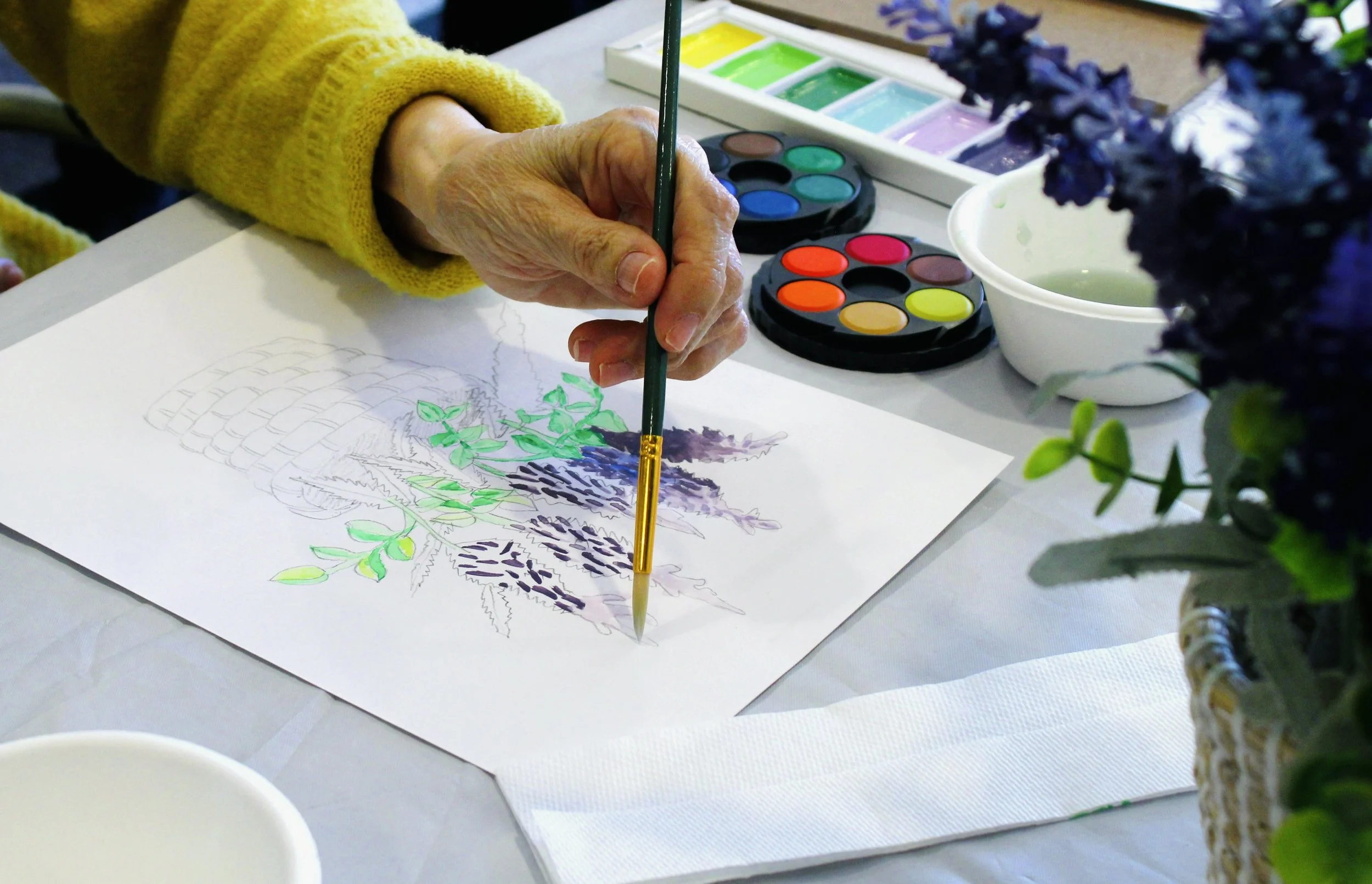 Workshop botanical illustration and watercolours
