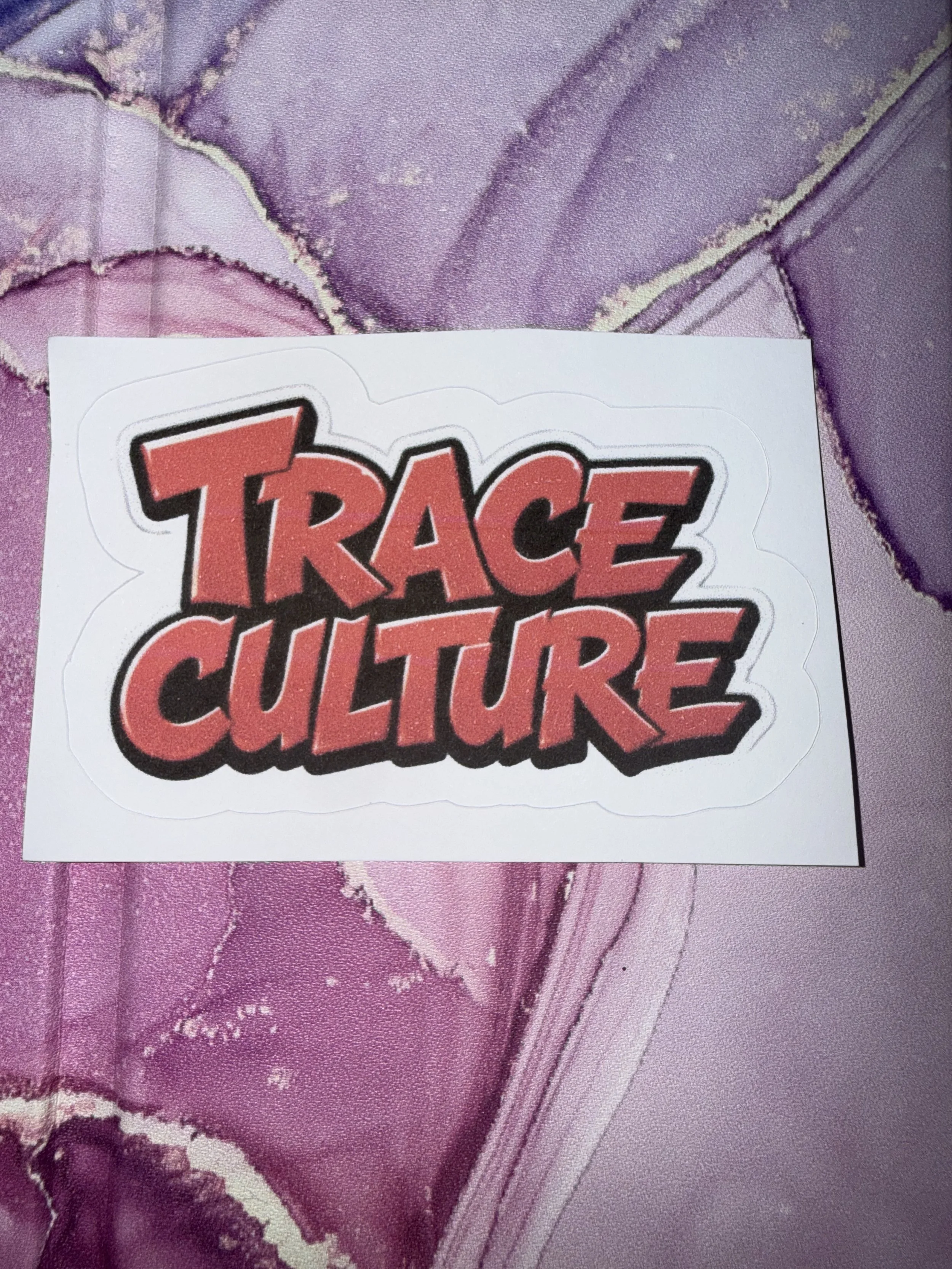 Small Trace Culture Sticker