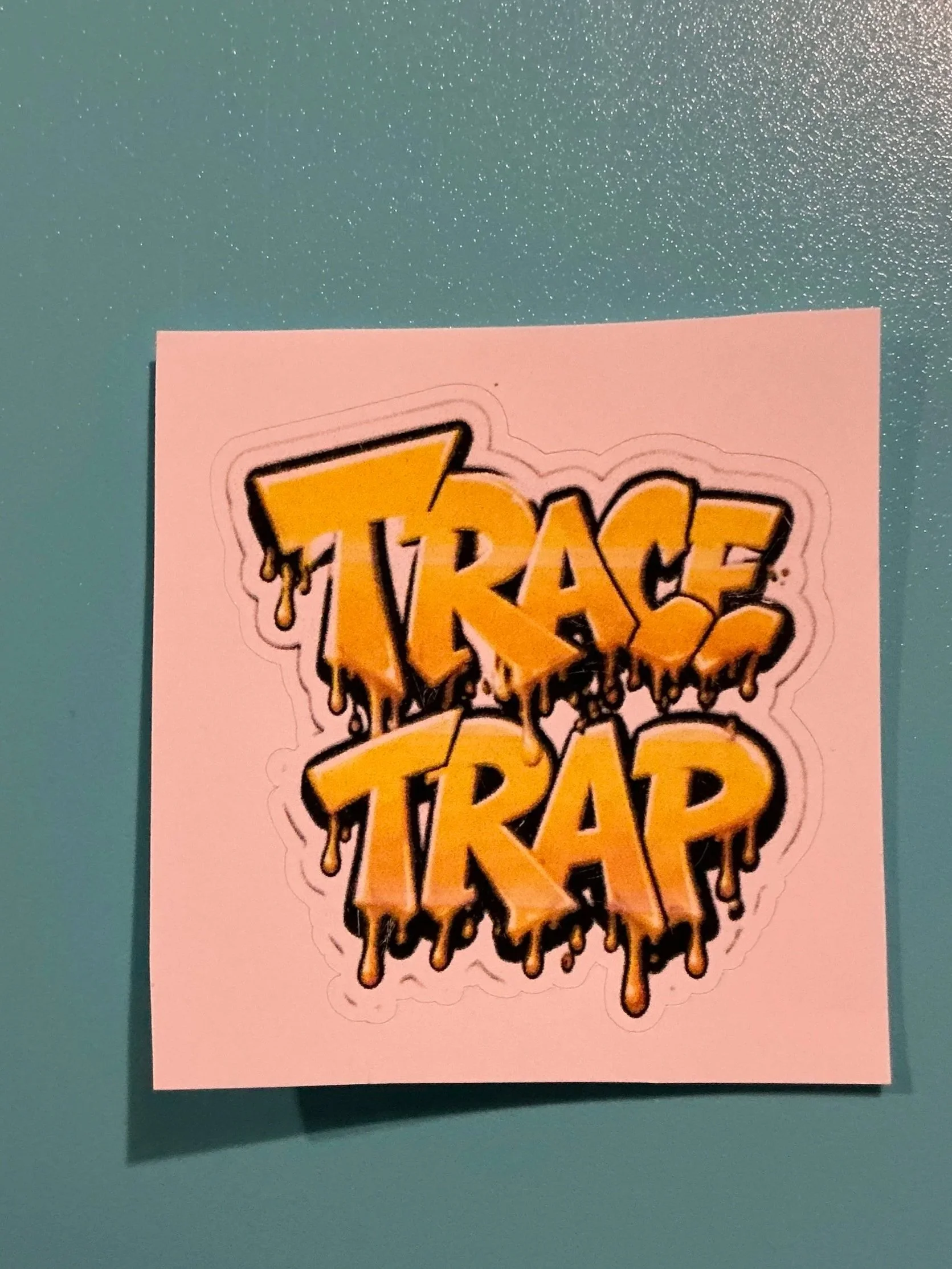 Trace Trap Drip sticker
