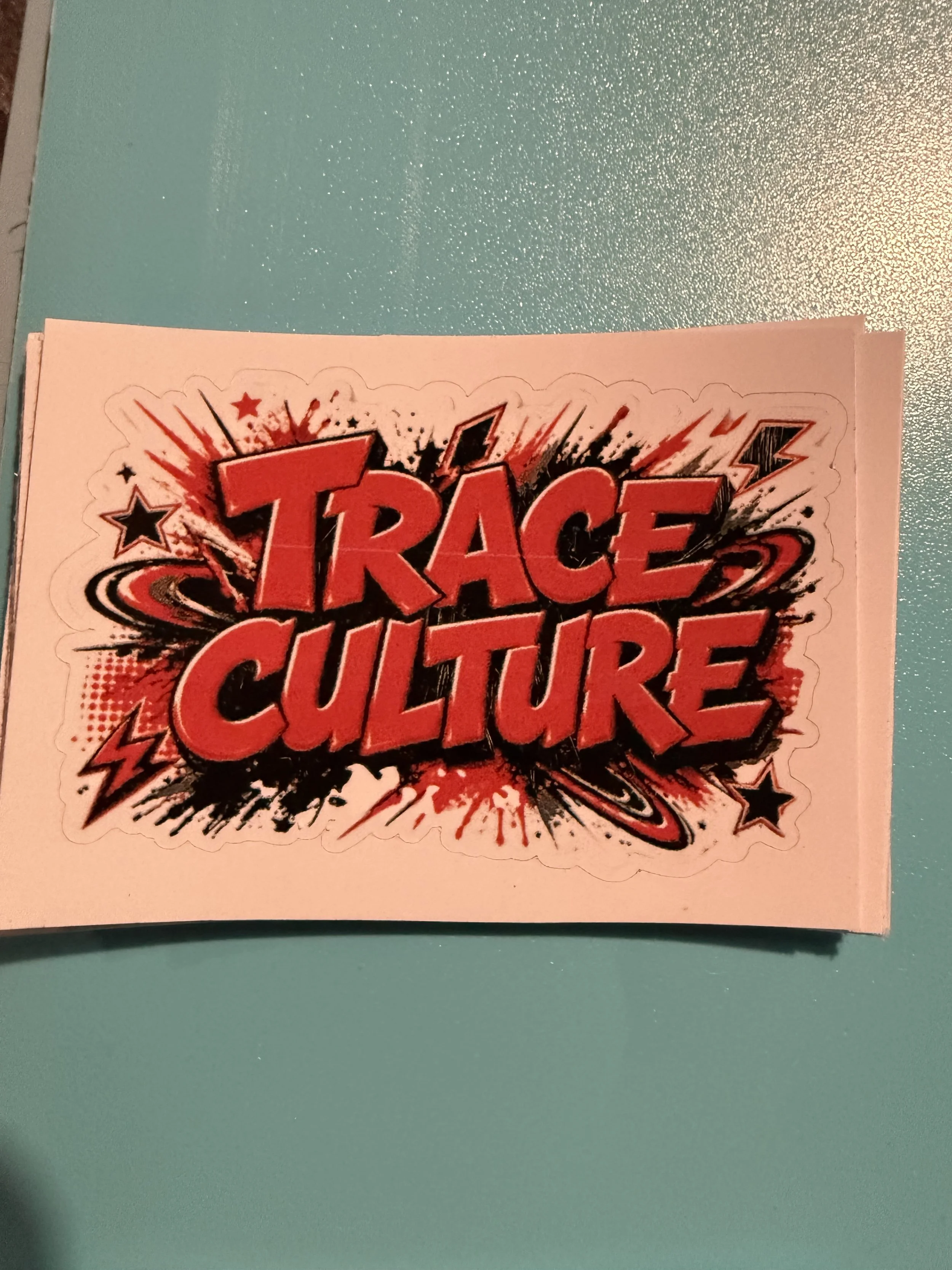 Trace Culture Space Sticker