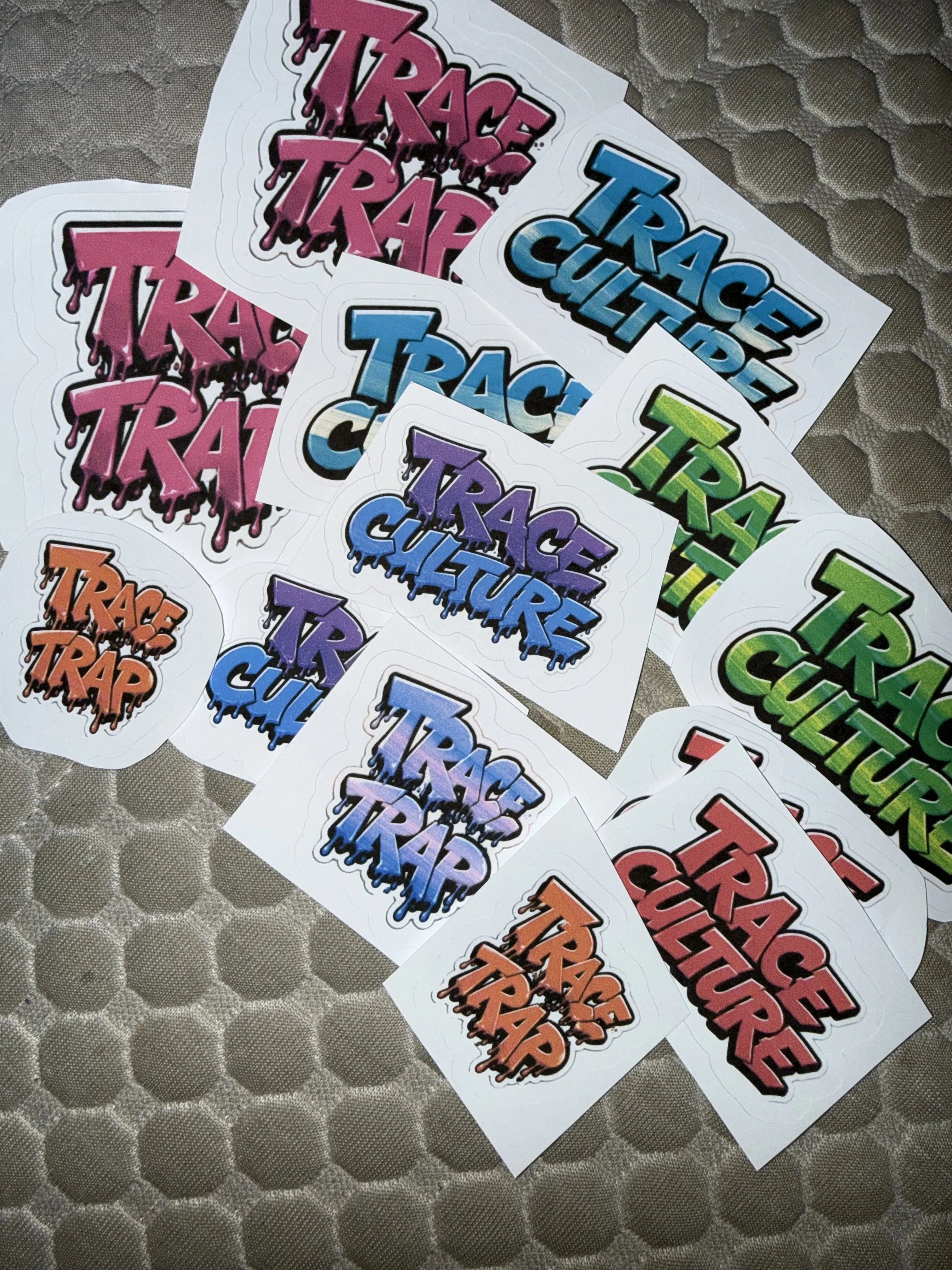 Small Multi-Trace sticker pack