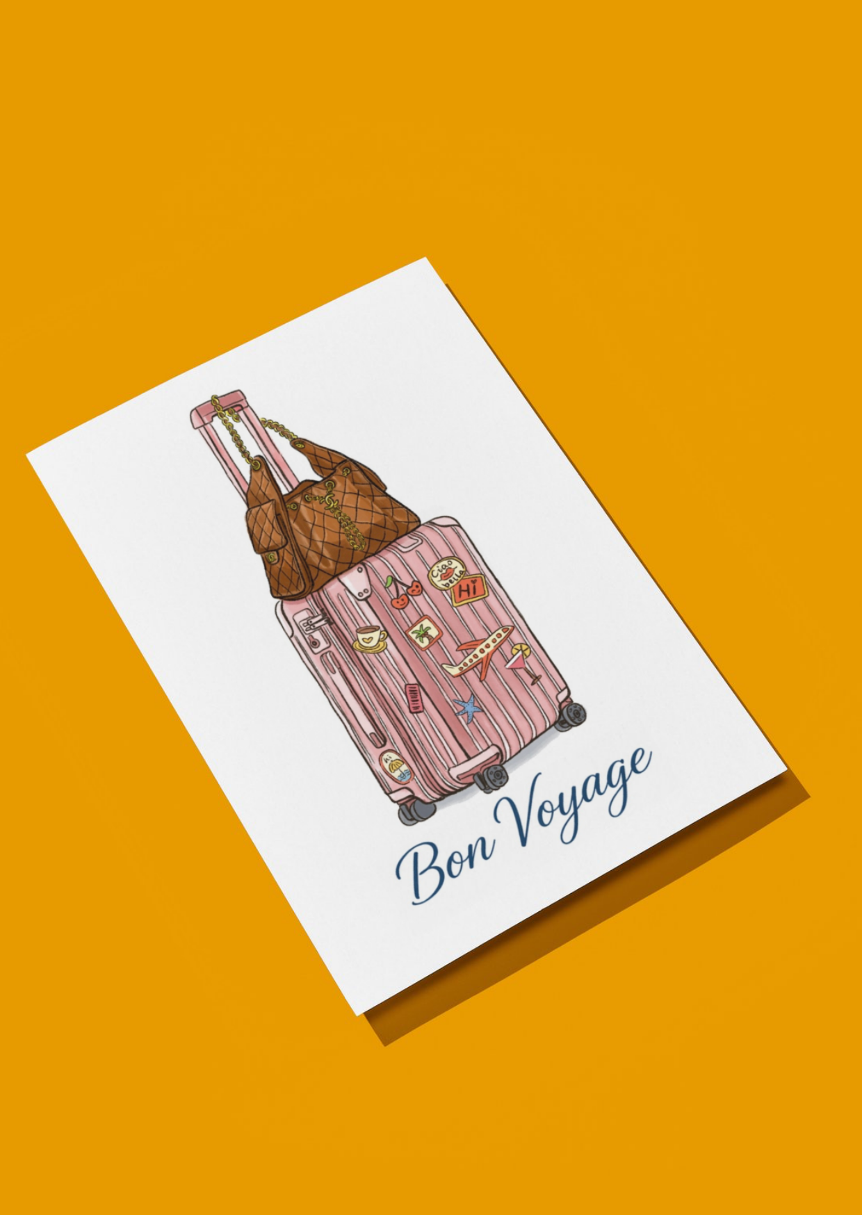 Bon Voyage Card – Travel Girl