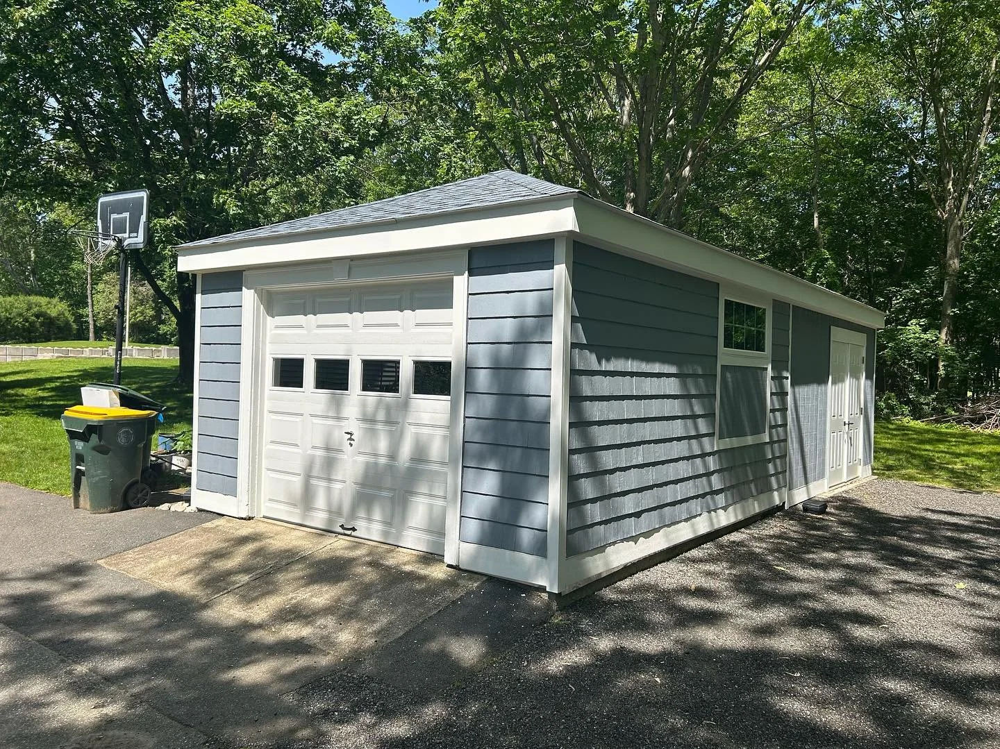 Garage painting after and before #painting #pressurewashing #local