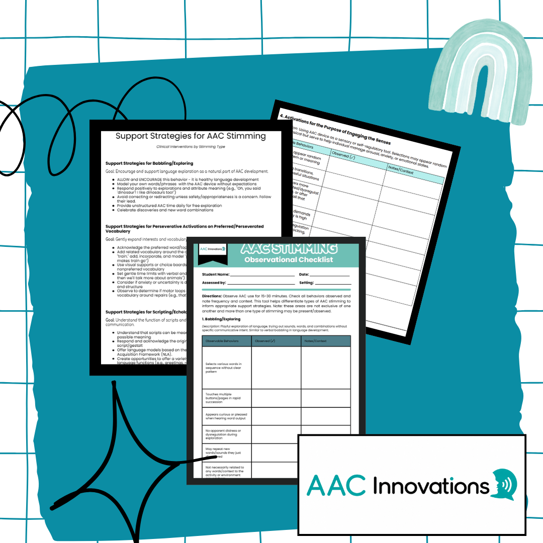 AAC and Stimming Checklist