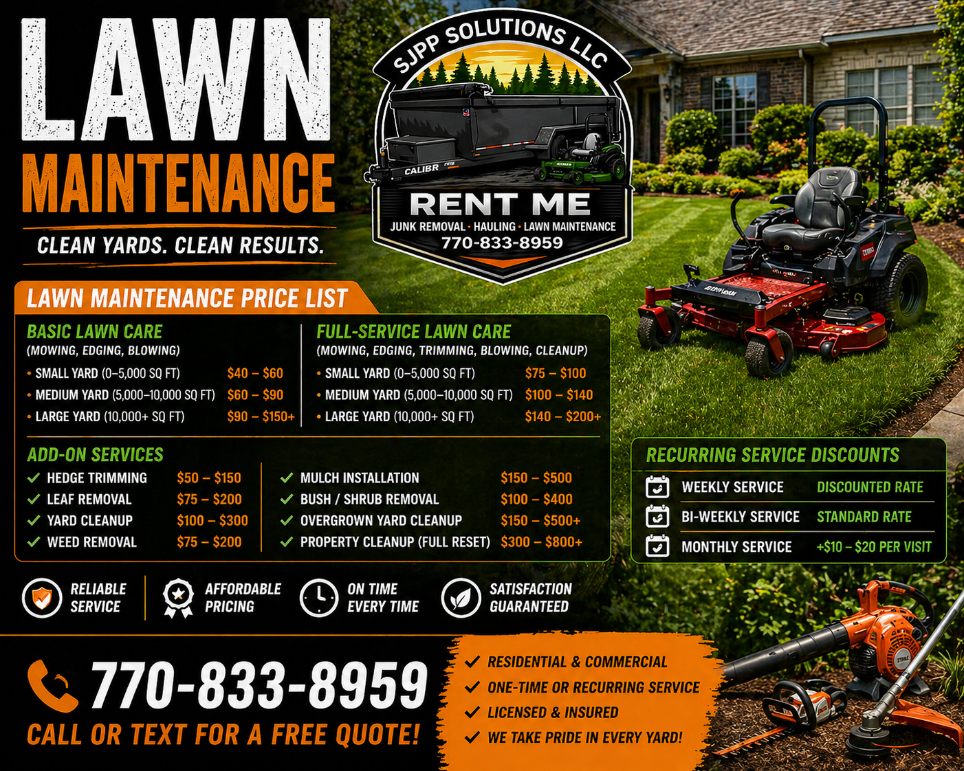 LAWN MAINTNANCE