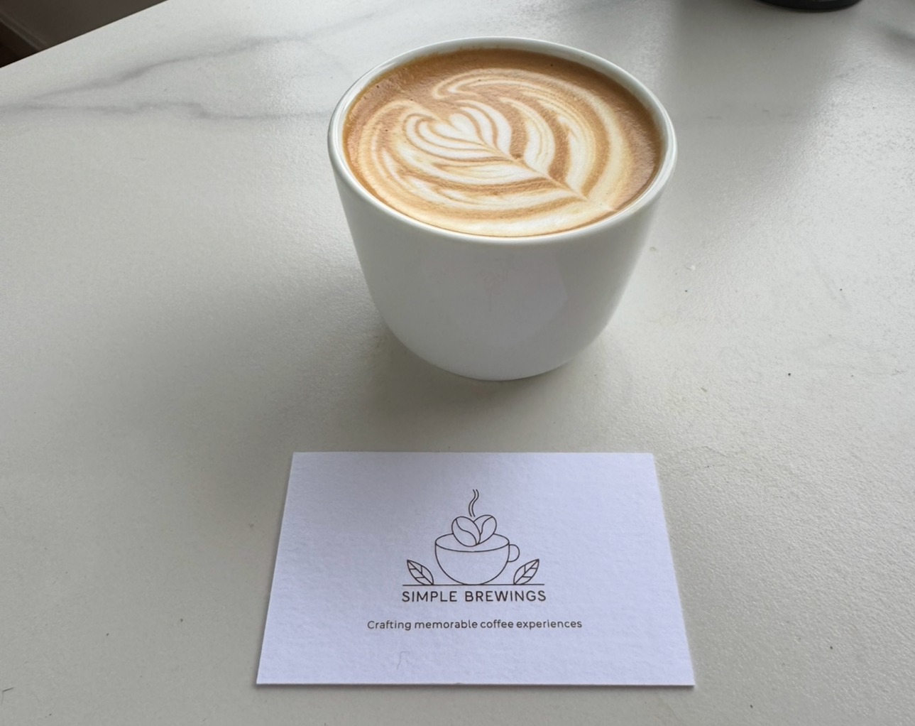 A quiet, minimalist coffee experience space designed for deep focus and personalized coffee moments.