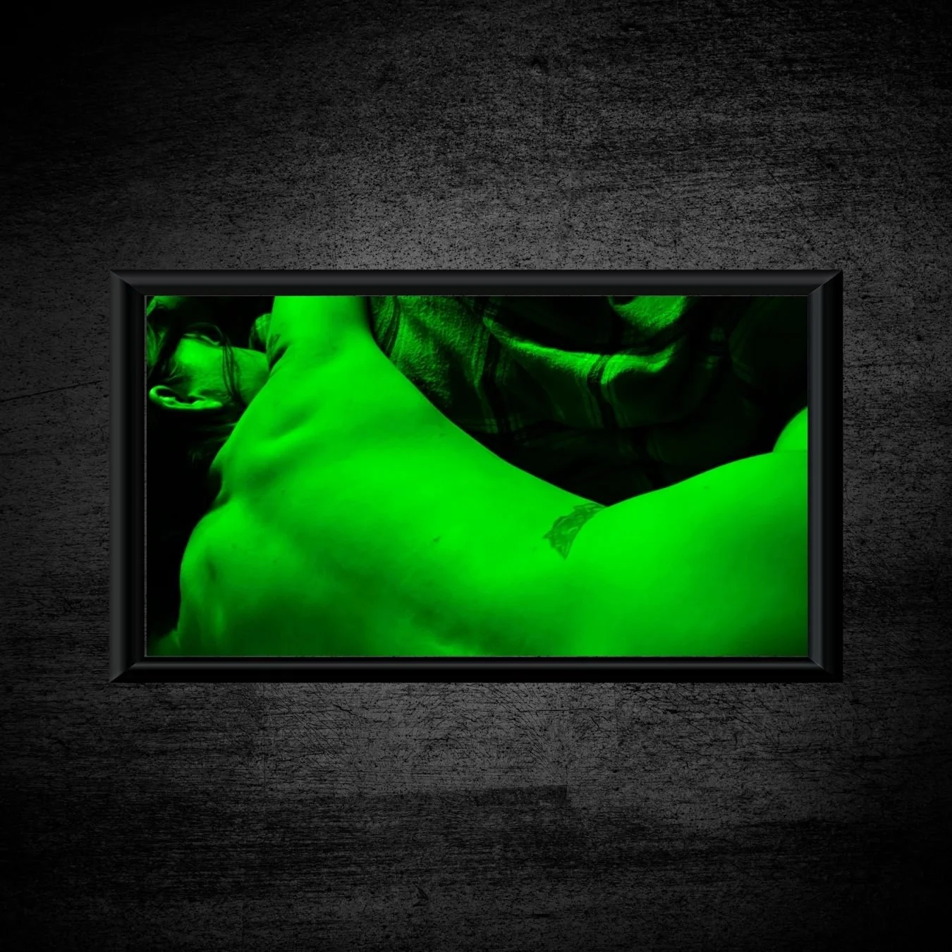 Green Night-  Erotic Fine Art Photography, Fine Art Nude Print, Figure Photography