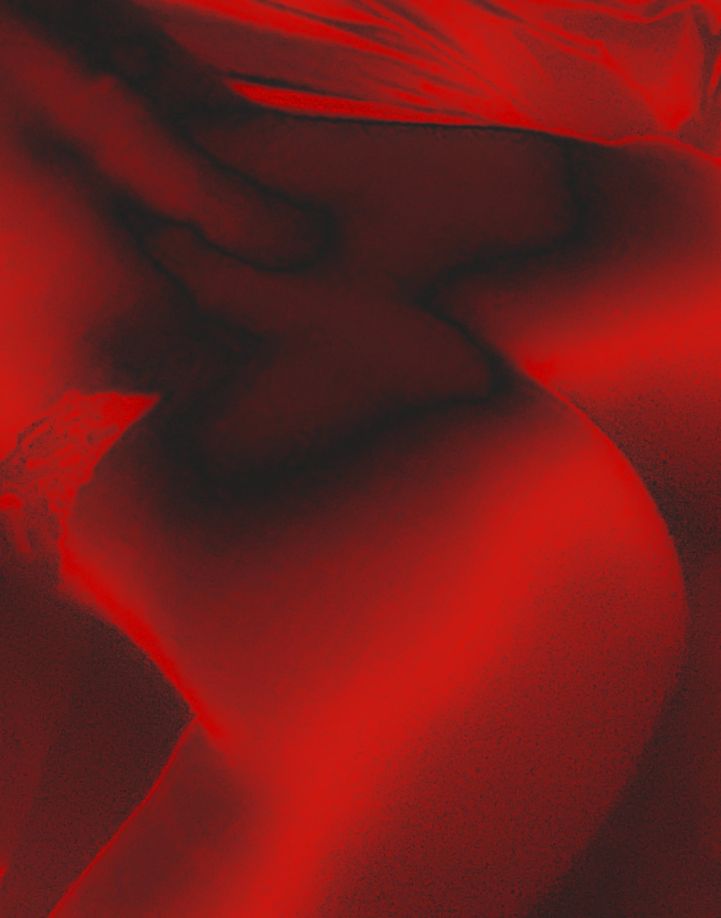 A woman lying on a bed in a dark room illuminated by red lighting, A red aesthetic nude figure photograph featuring a woman in an erotic pose, with red lighting. Close-up of a red and black abstract background with flowing lines and gradients.