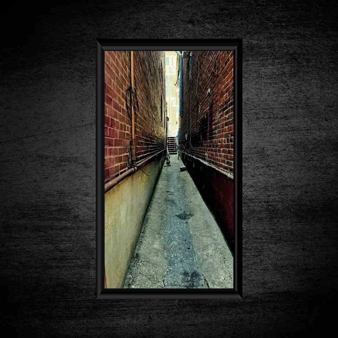 Main Street Alley-Daytime Liminal Photography-Fine Art Print