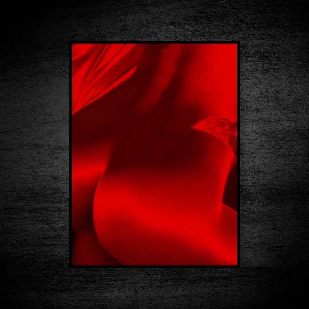 Red Metallic- Erotic Fine Art Figure Photography Print (Copy) (Copy)
