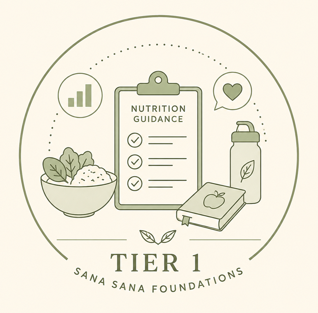 Nutritional Coaching Tier 1 - Sana Sana Foundations