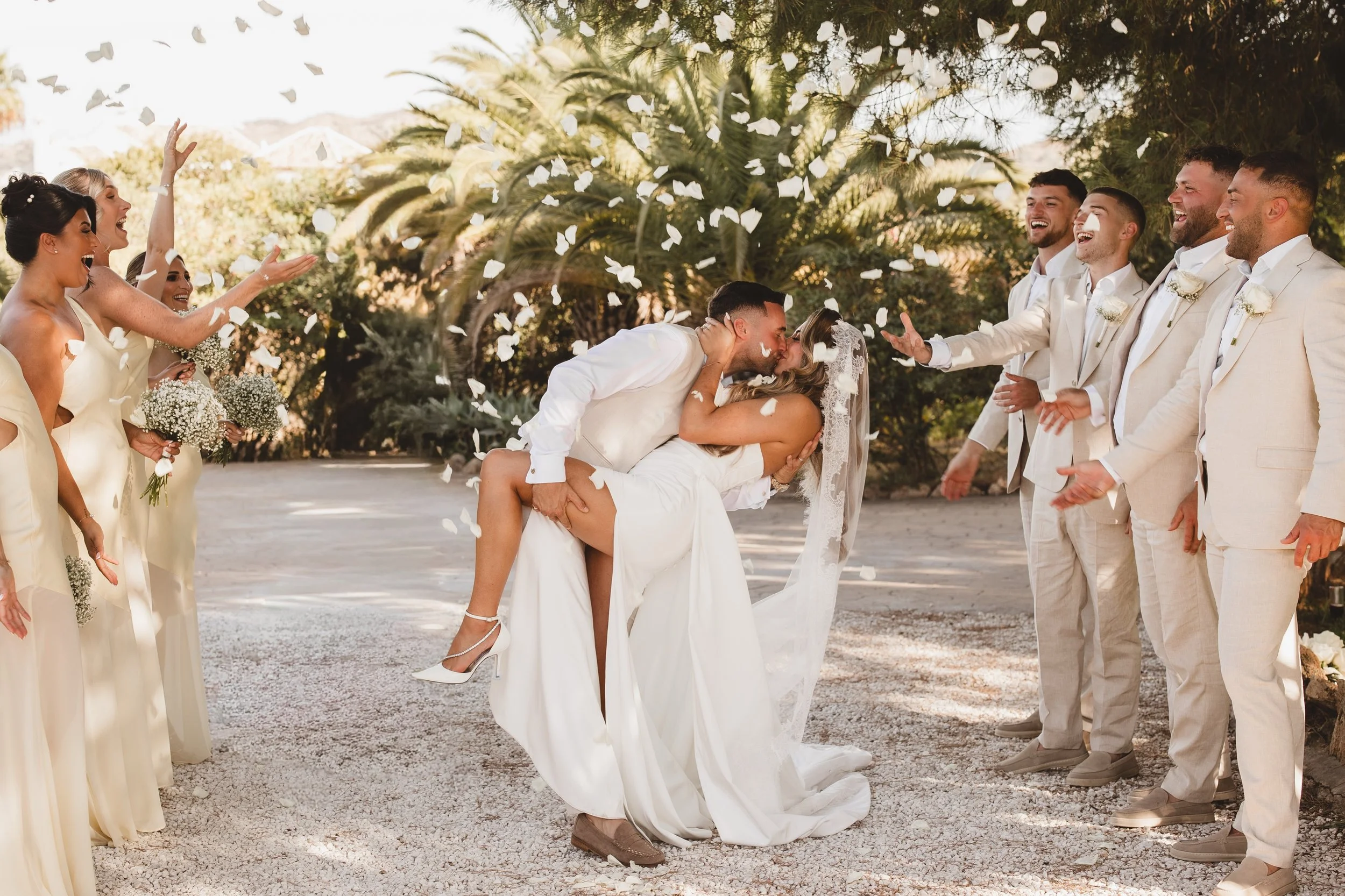 Happy 1st Anniversary to my amazing husband 🤍 ✨ 

I can&rsquo;t believe it&rsquo;s been a year since the most incredible weekend! Leo and I are so lucky to have you 🤍 

Photos by @alisaroberts_ 
Hair by @proud_of_my_locks 
Video @benradleyweddingfi