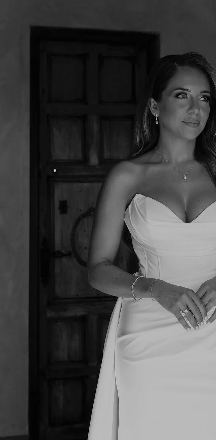 Soft, timeless bridal makeup created by Dayna Cerys for a modern bride.