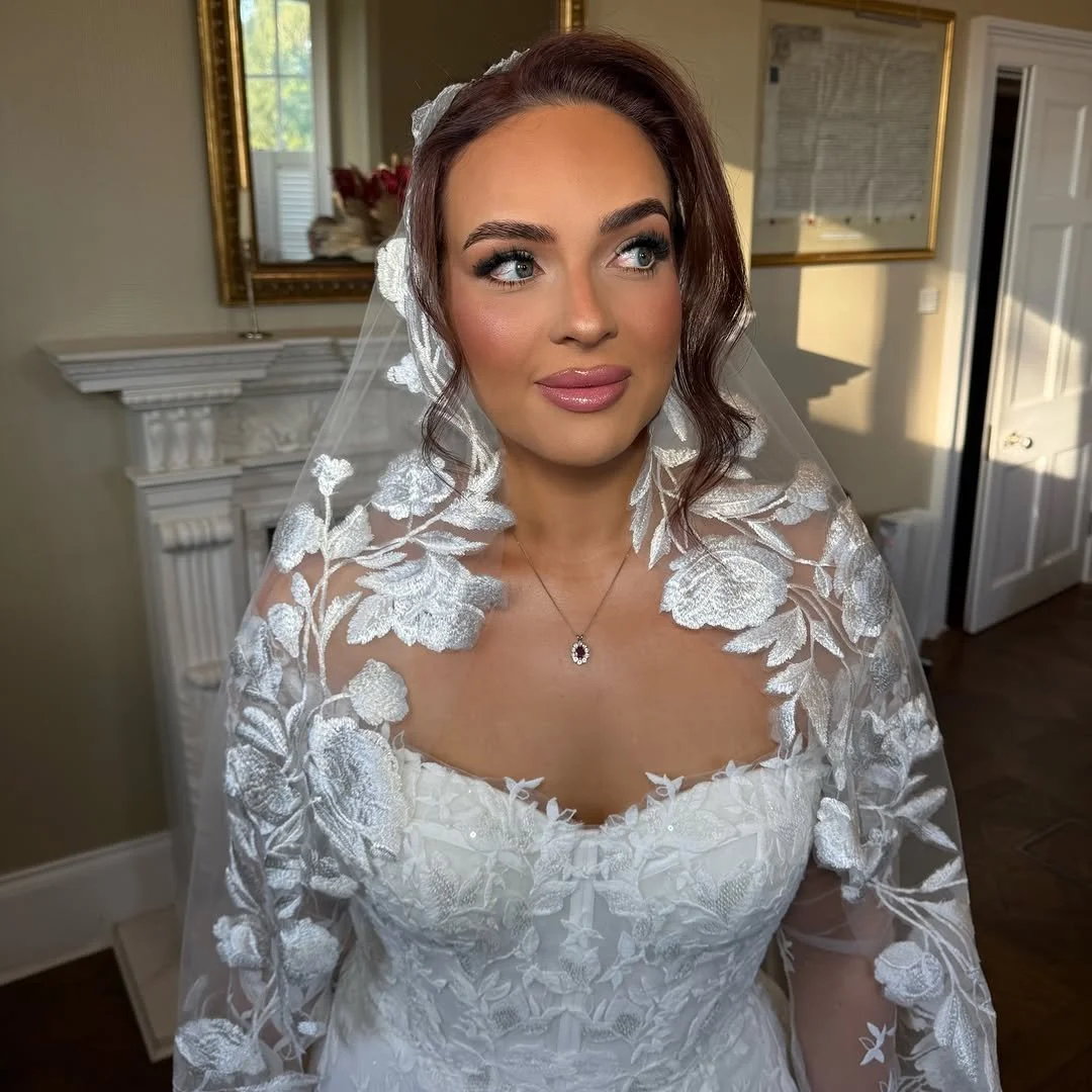 Personalised bridal makeup by Dayna Cerys for a naturally radiant finish.
