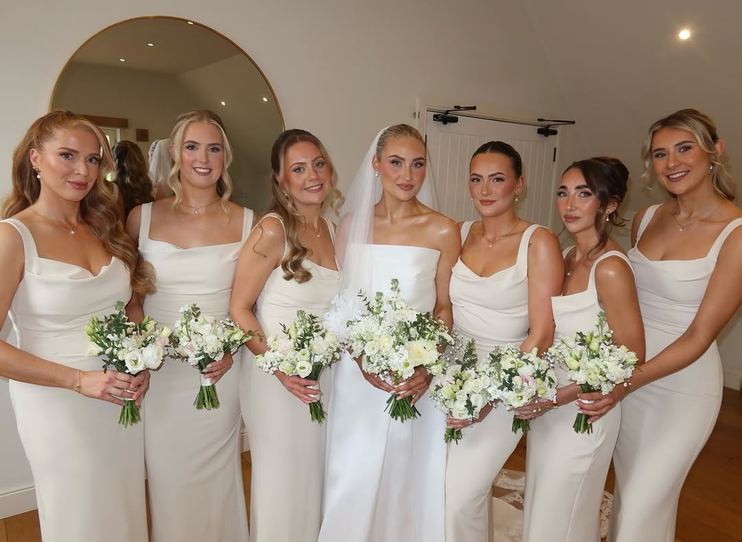 Luxury bridal party makeup by Southampton makeup artist Dayna Cerys.