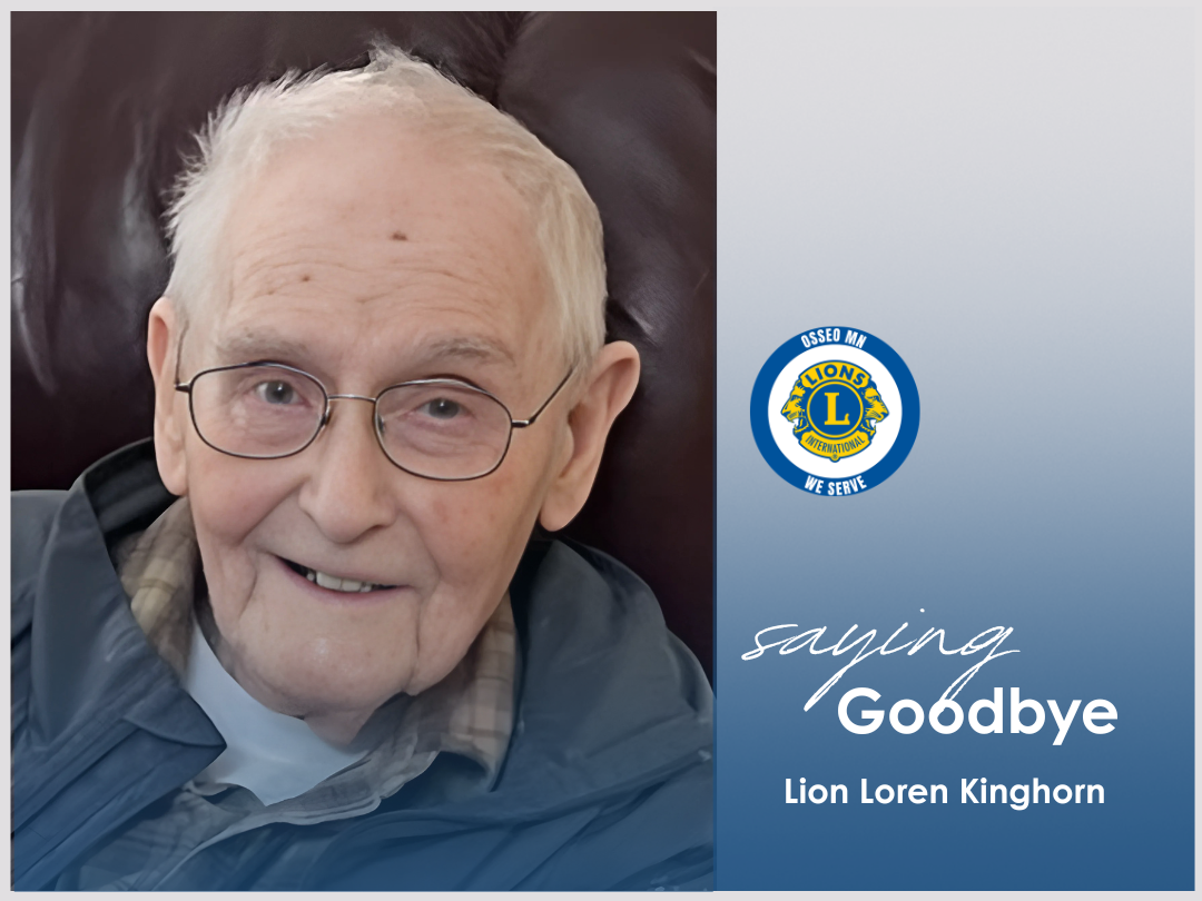 Saying Good Bye to Lions Member, Loren Kinghorn Jr.