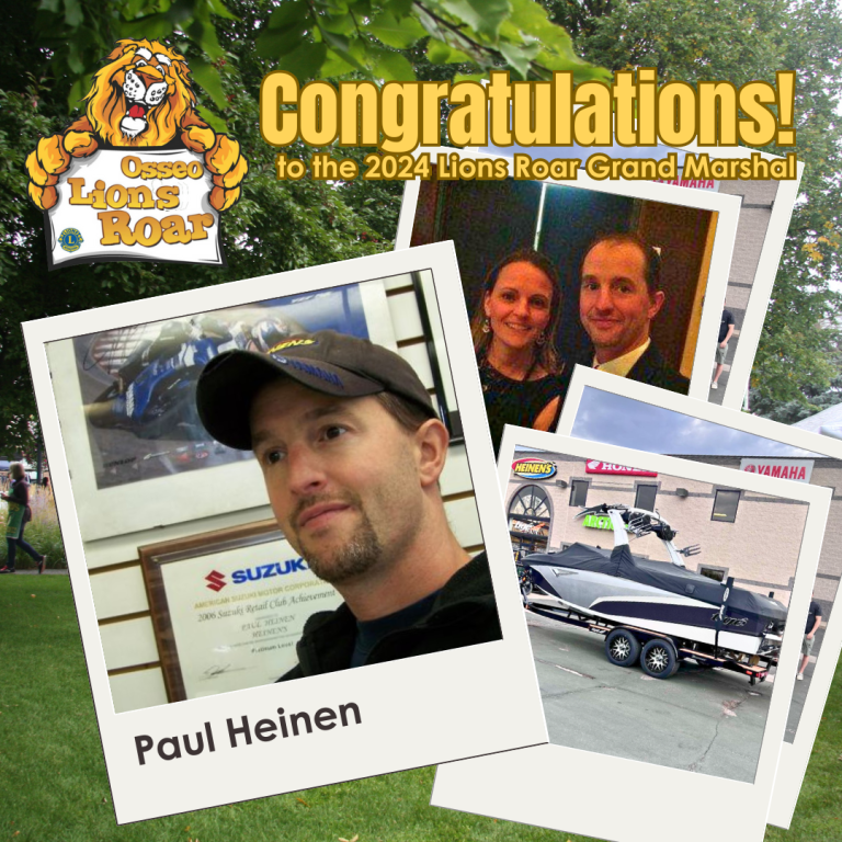 Meet our 2024 Lions Roar Grand Marshal - Paul Heinen