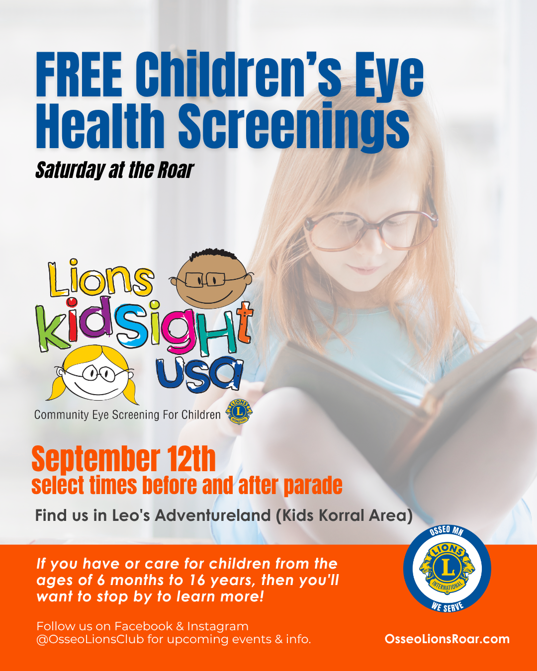Lions KidSight 2026 Lions Roar promotion