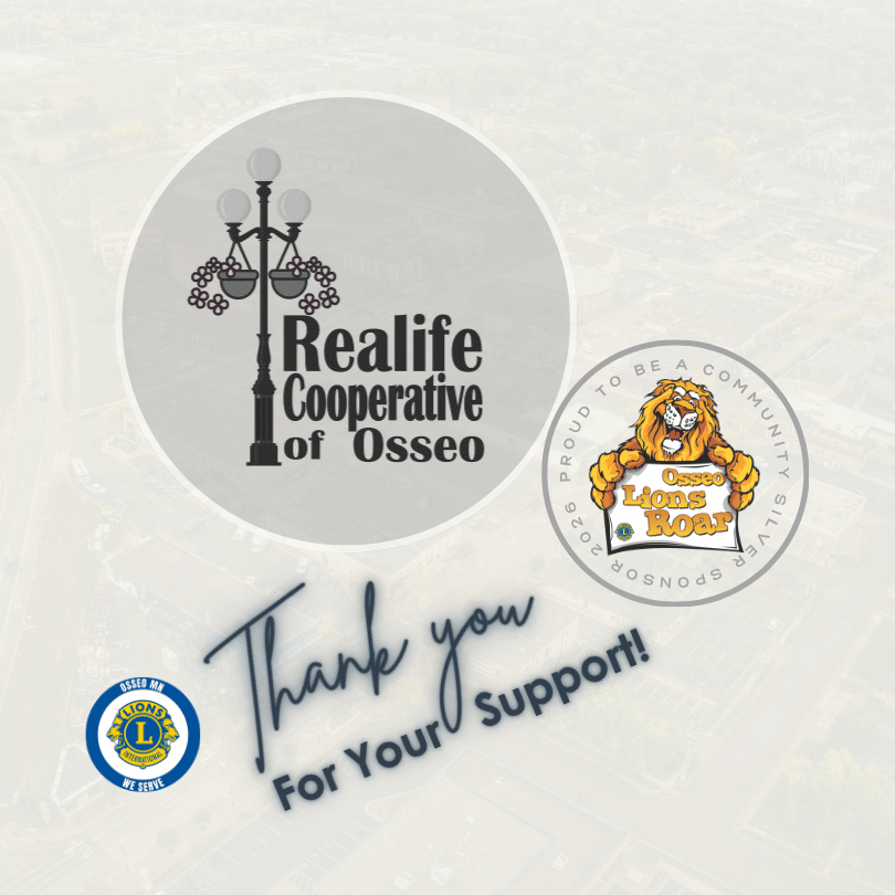  Thank You to 2026 Roar Silver Sponsor:  Realife Cooperative of Osseo 