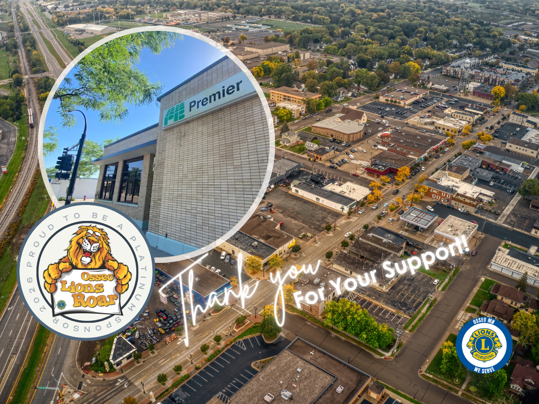 Click Above for Information About This Sponsor.  PREMIER BANKS of OSSEO, 2026 Platinum Sponsor |    Find us online  