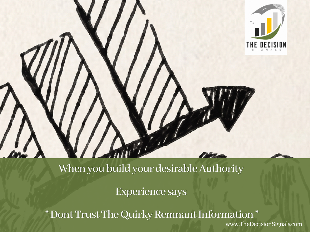 “ Dont Trust The Quirky Remnant Information ” 