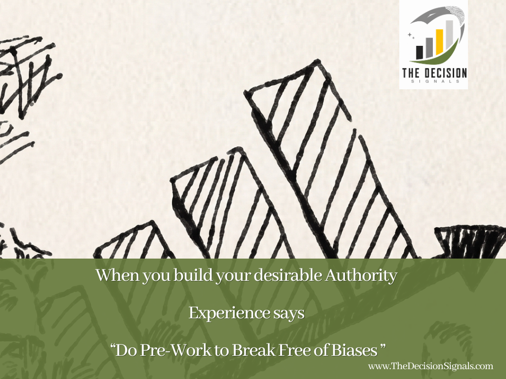 “ Break Free of Biases ” 