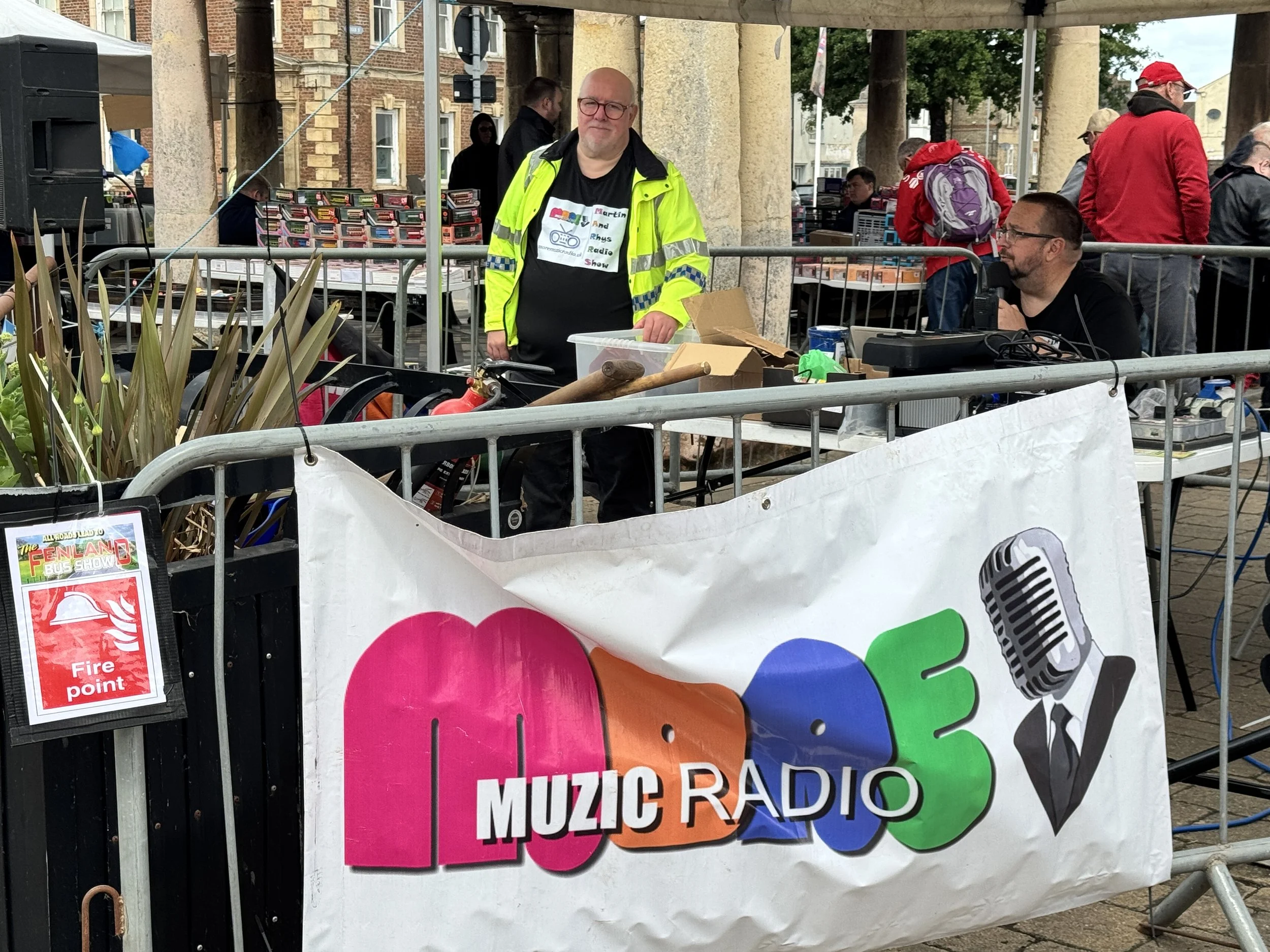 Moremuzic Radio spinning the tunes at another community event organised by Moremuzic Radio
