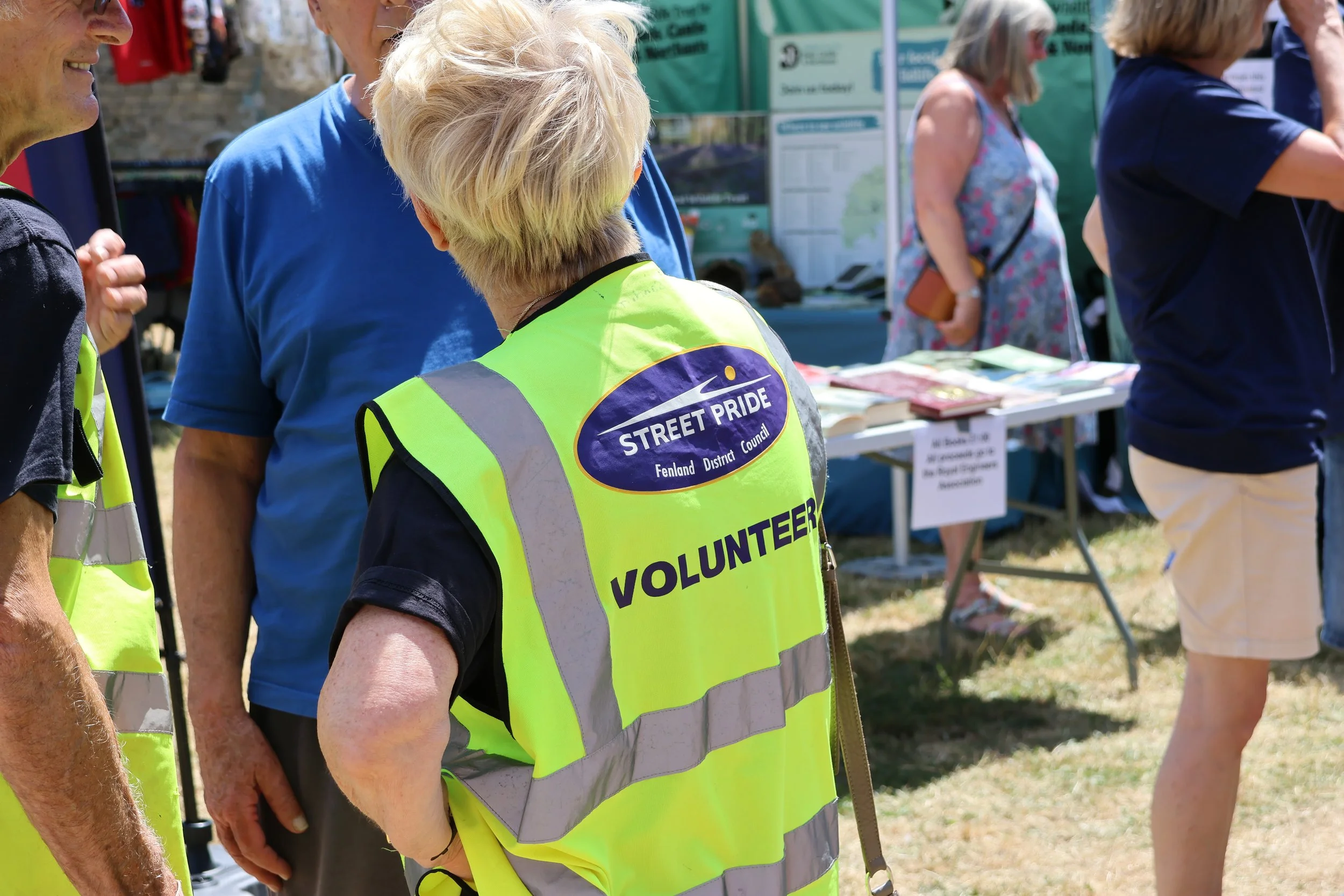 Fenland Street Pride volunteer at a Moremuzic Radio event.