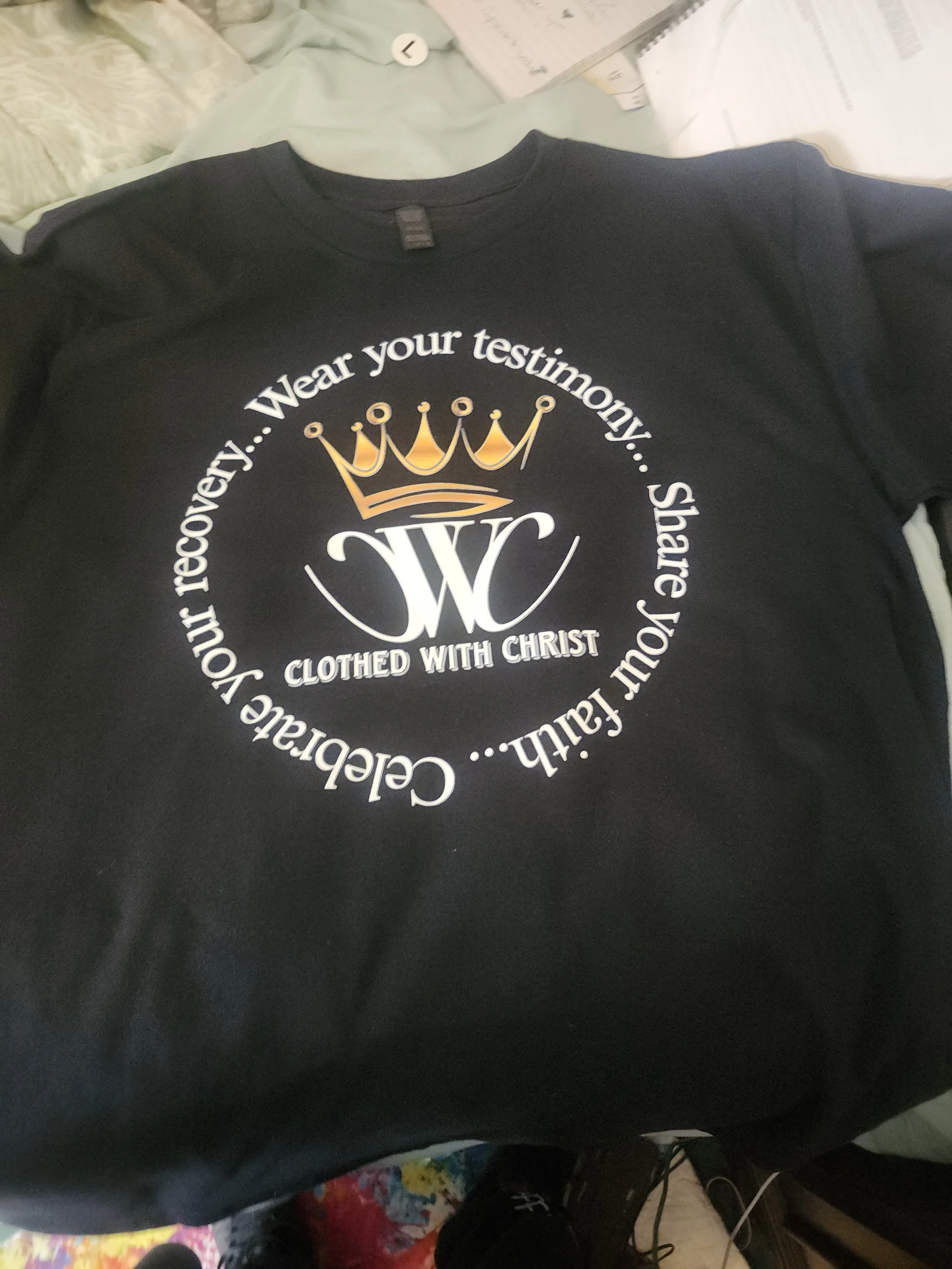 CLOTHED WITH CHRIST T-SHIRT