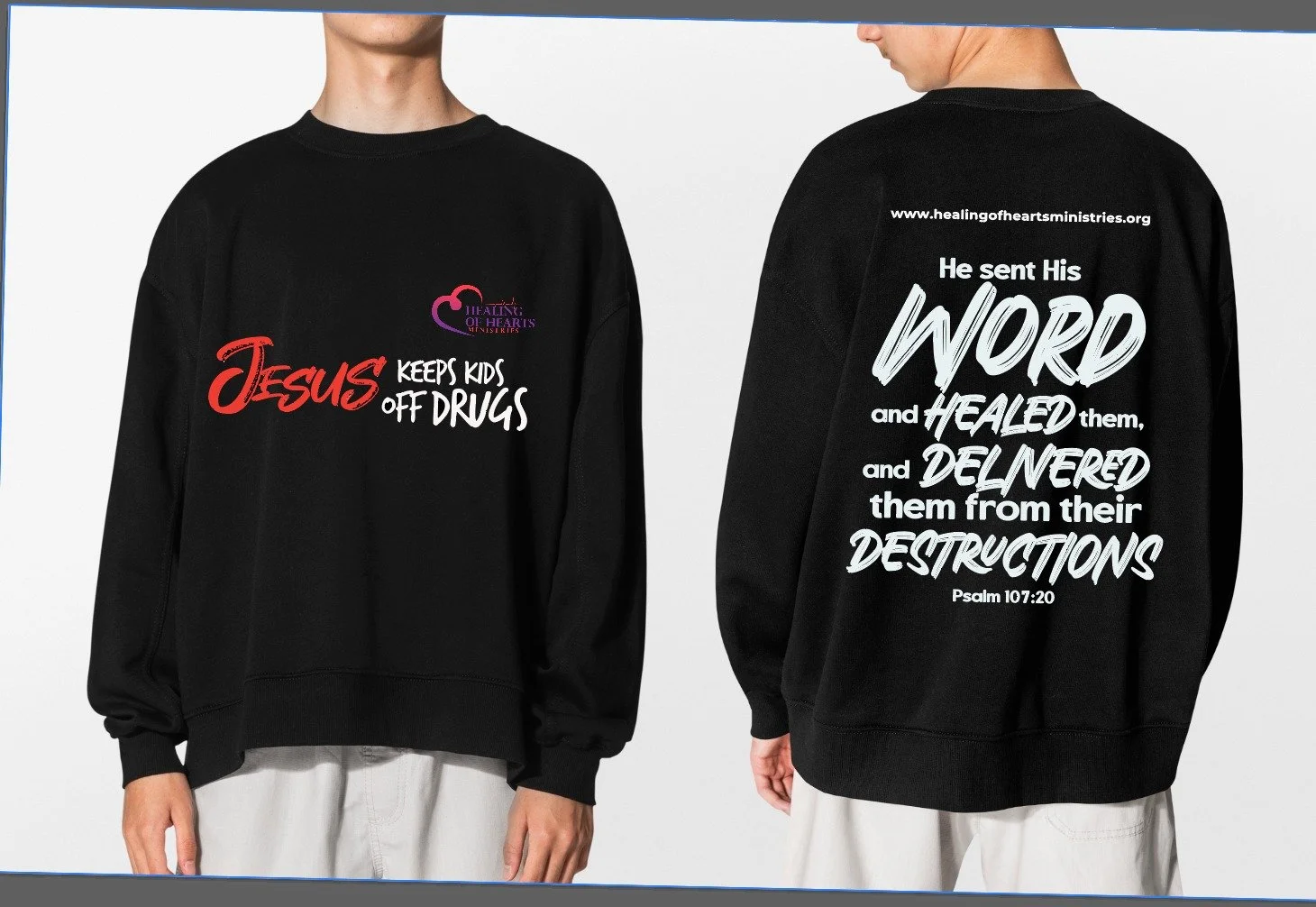 Jesus Keeps Kids Off Drugs Sweater or Hoodie