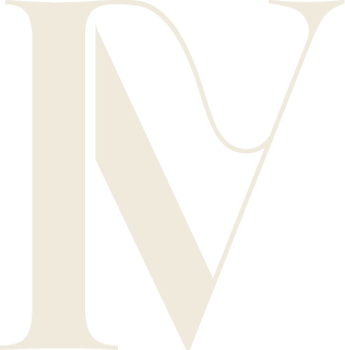 Close-up of a stylized letter 'IV'.