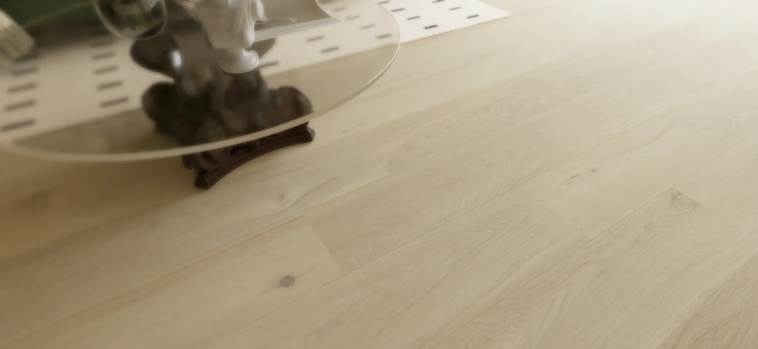 FORM Vale and invisible pale oak floor 190mm wide planks.
