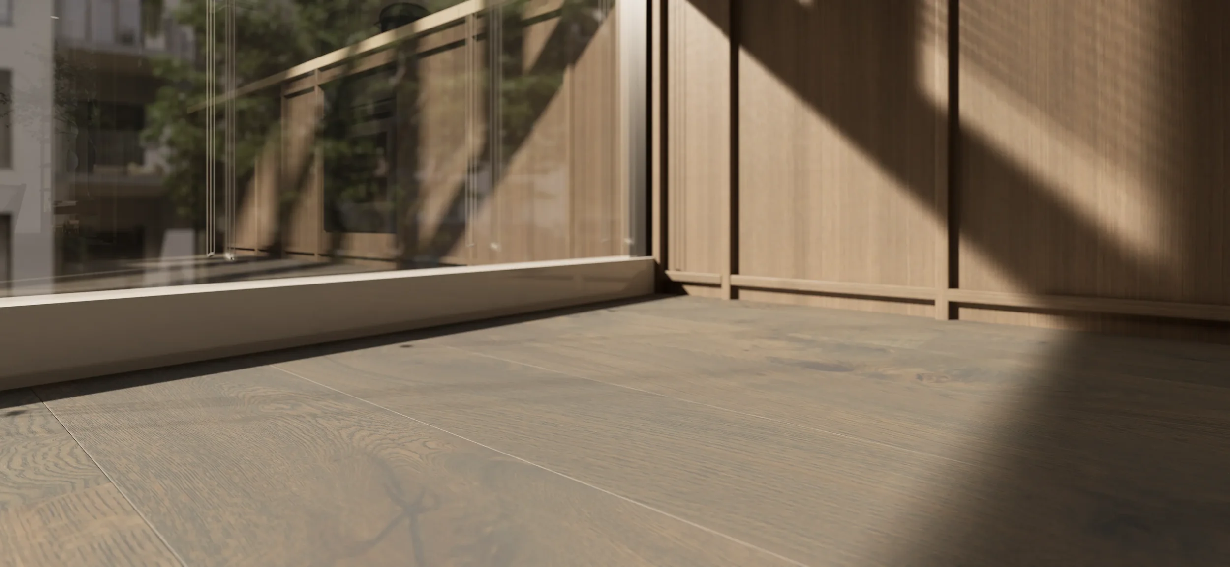 Flint from our FORM collection, a 190mm rustic plank in a grey tone