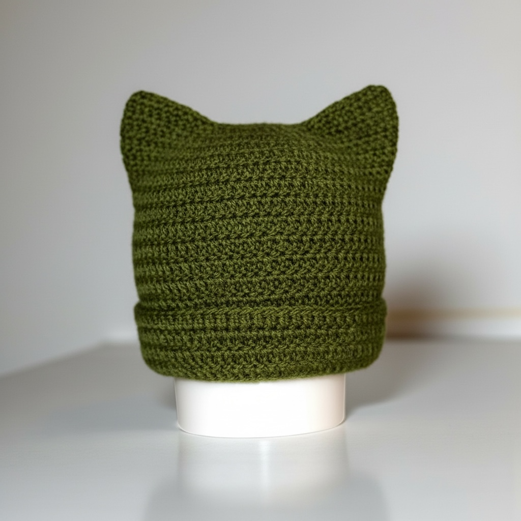 Adorable Cat Ear Beanie for Babies & Kids