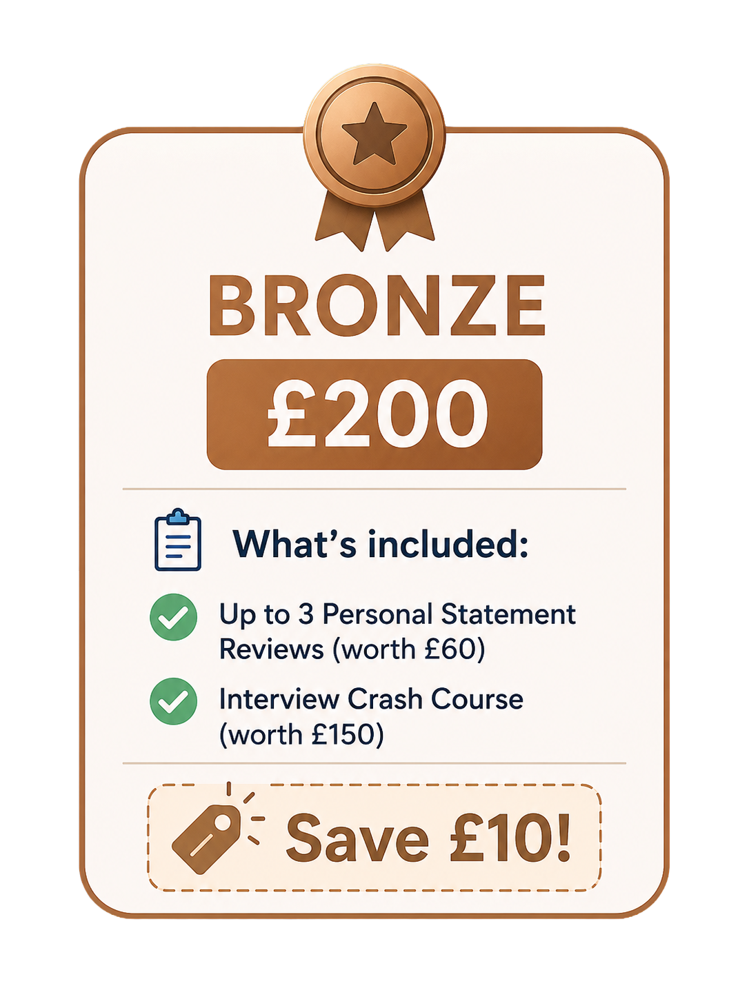 Bronze Package