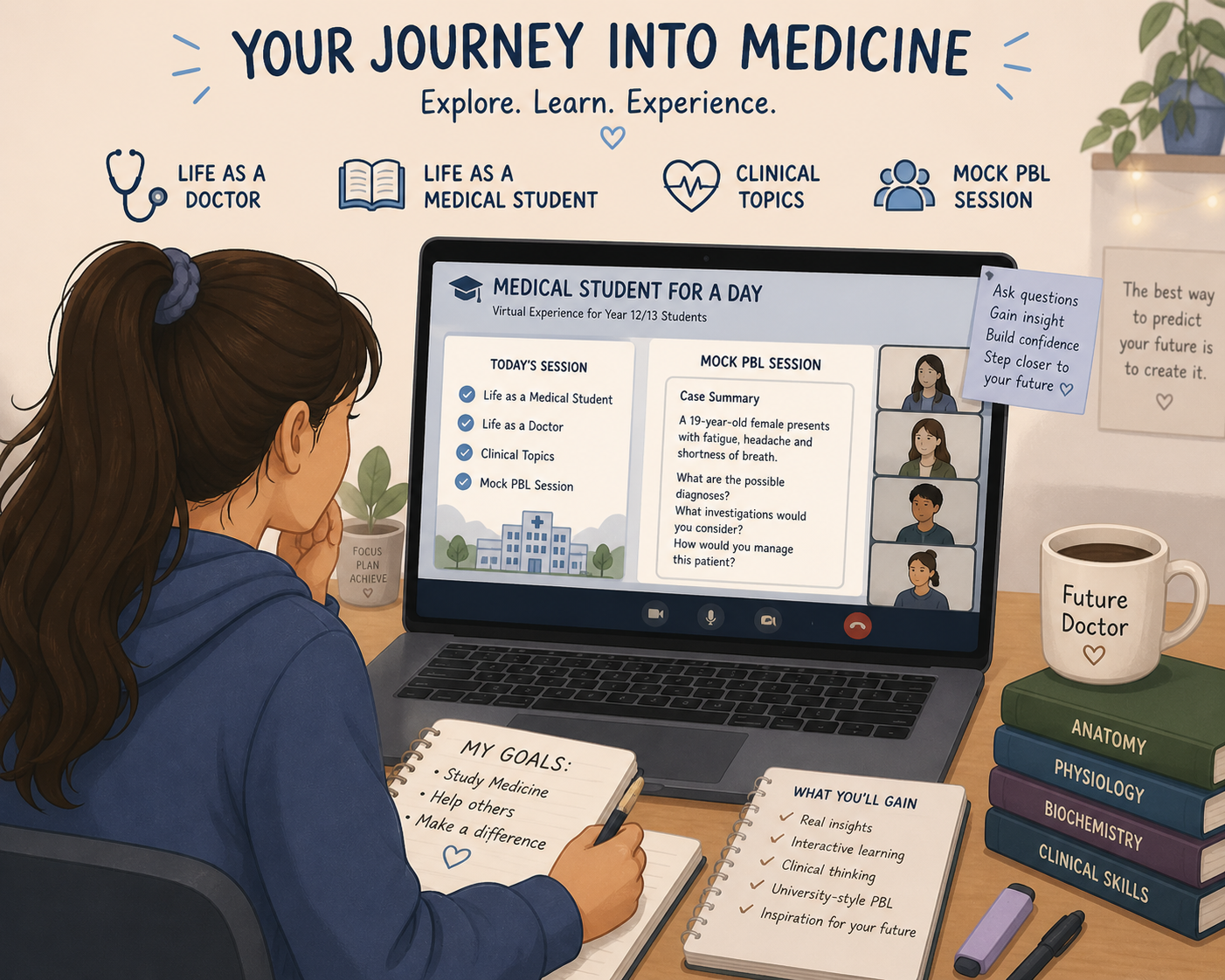 Virtual Medical Student for a Day - Coming Soon!