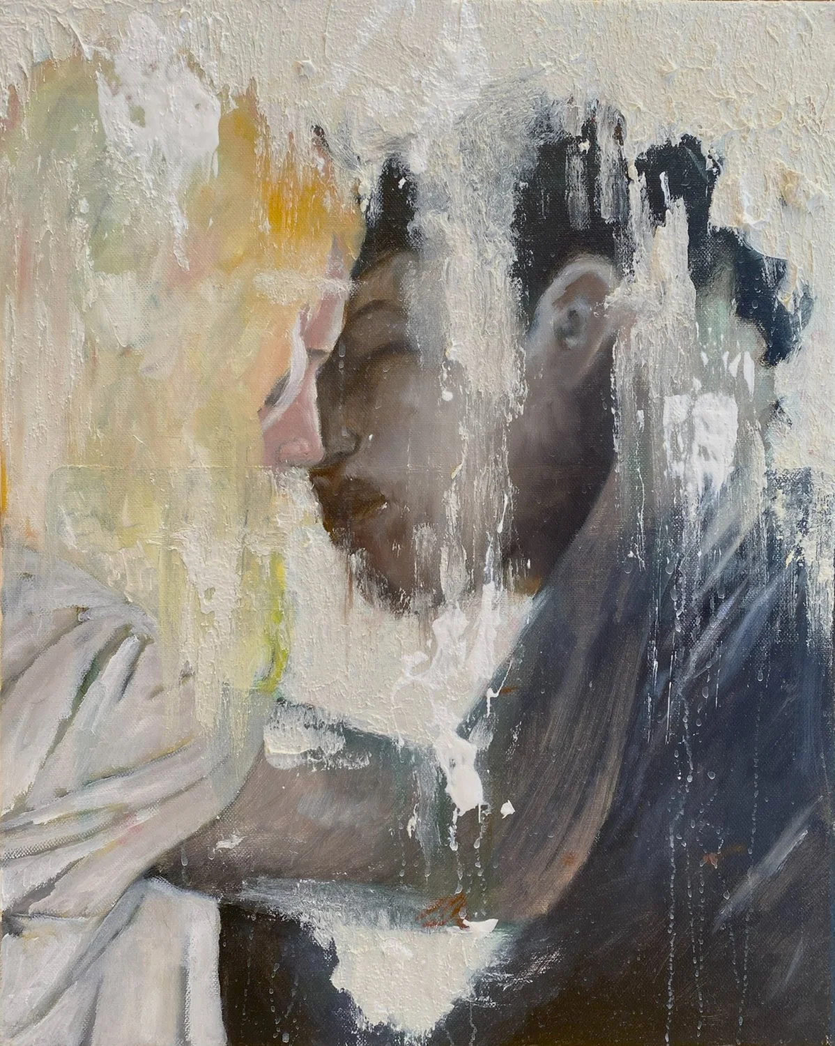 A Existência Existe 
Óleo e Gesso Acrílico Sobre Tela 
50x40cm 