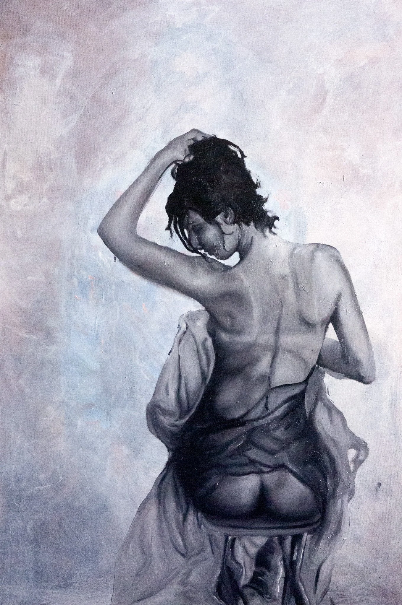 'Olímpia com Tule'
2026
Tinta de óleo sobre Tela
80x120cm