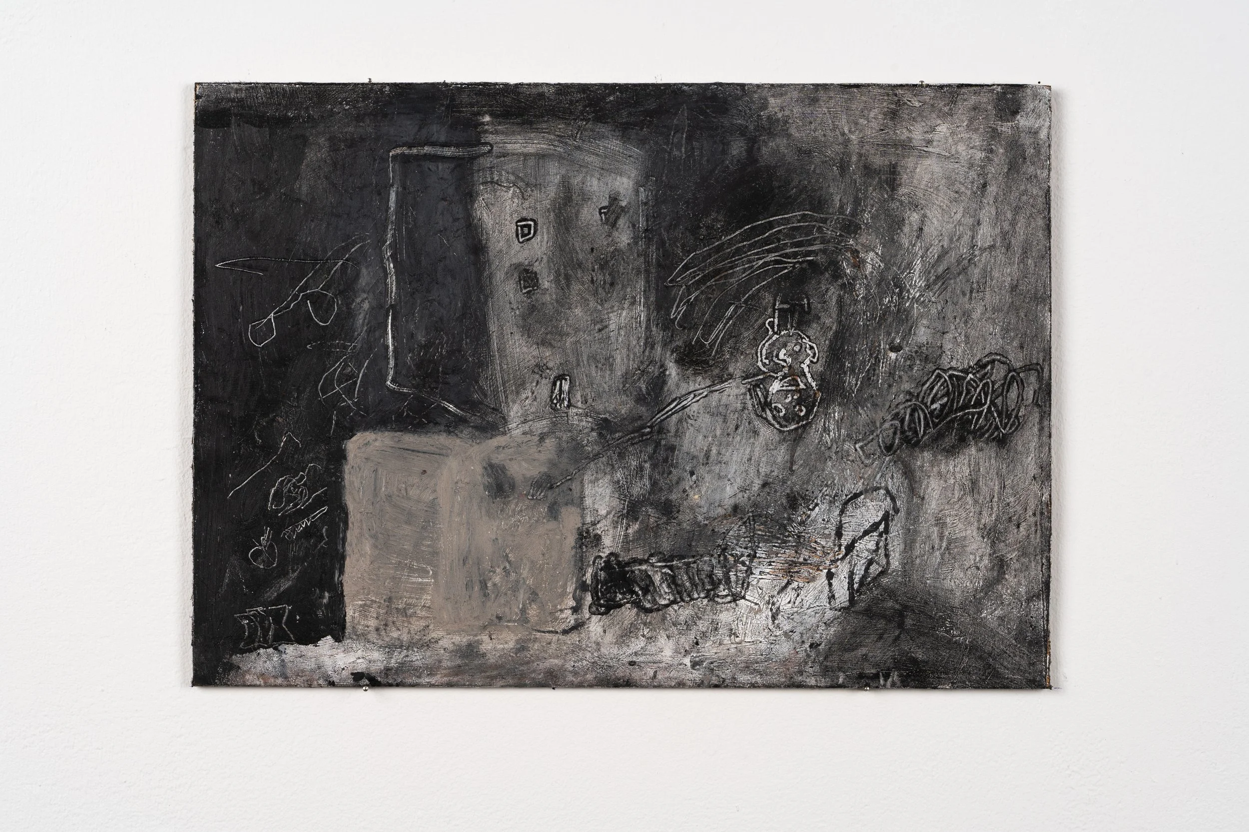 City, 2022 

Shellac, oil pastels and scratching on wood
21x30 cm