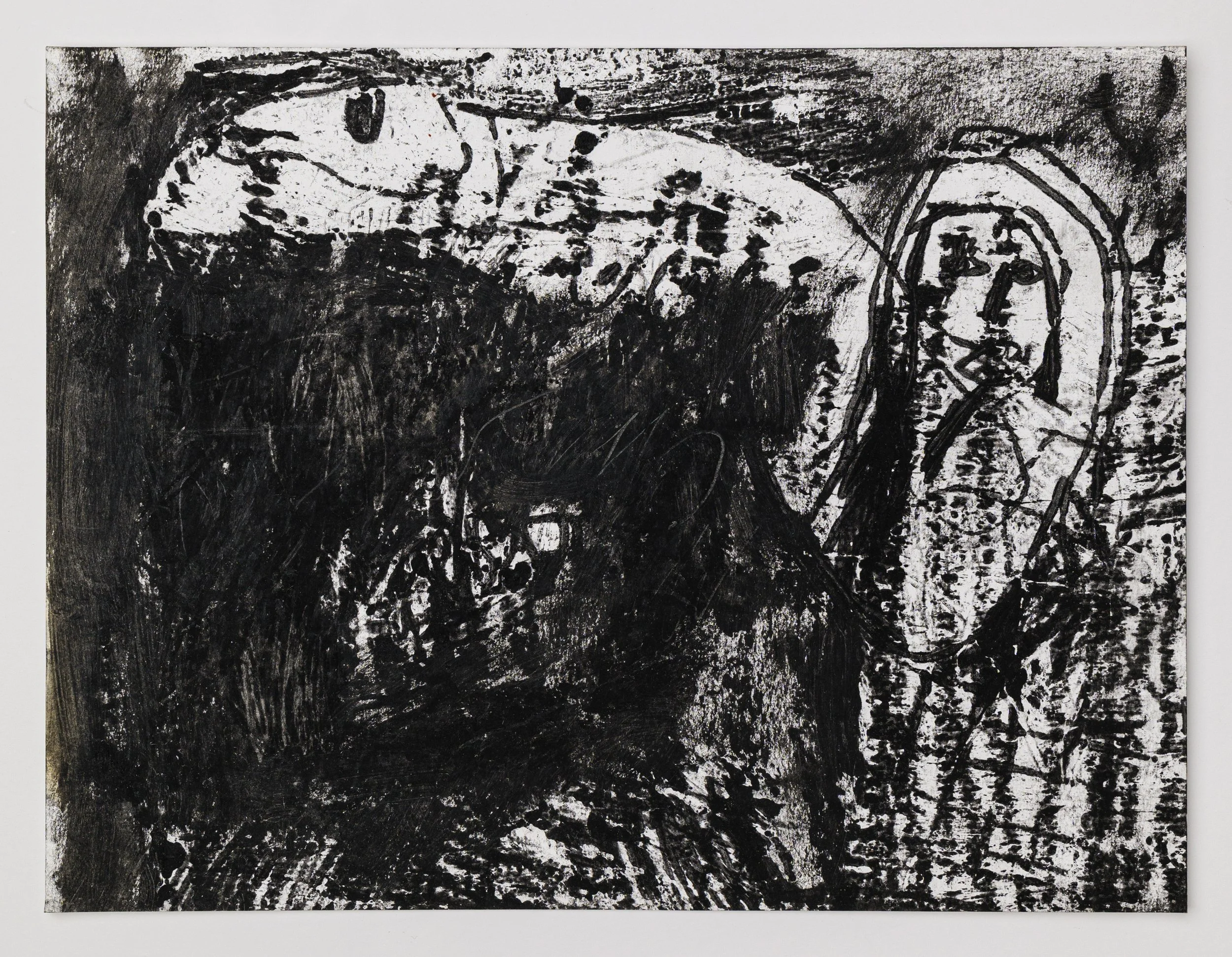 Untitled, 2022 

Oil pastel pressed on paper
24x30 